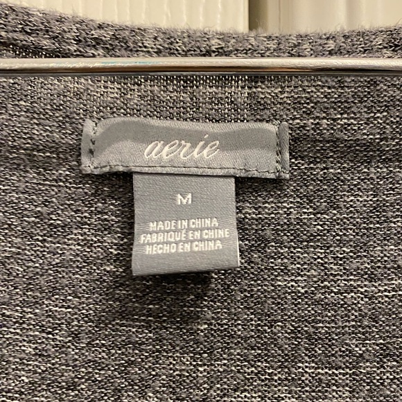 Aerie lounge jumpsuit in charcoal grey! - Picture 6 of 6